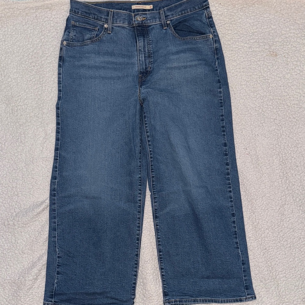 Levi's Women's Wide Leg Jeans - Blue